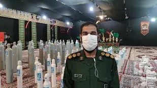 توزیع بیش از 100 کپسول اکسیژن و صدها بسته ی دارویی و غذایی توسط گروه جهادی امدادگران حسینی