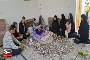 دیدار و دلجویی از پدران و مادران شهدای شهر صالح&zwnj;آباد و روستاهای تابعه