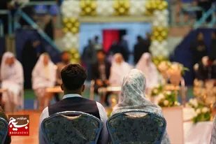 در آستانه میلاد حضرت زهرا ۱۵۰ زوج جوان از سراسر استان کرمان راهی خانه بخت شدند