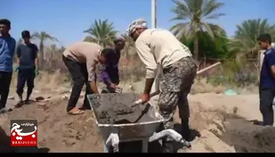فعالیت ۲۰ گروه جهادی نوروزی در رودبارجنوب