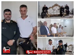 دیدار فرمانده سپاه آمل با رزمندگان هشت سال دفاع مقدس