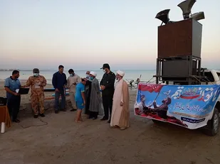برگزاری مسابقات قایقرانی در بندرلنگه