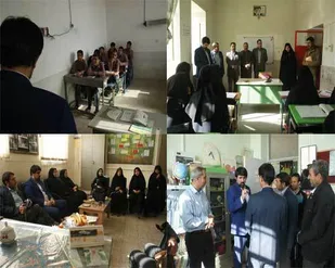 بازدید مدیریت آموزش و پرورش شاهرود از مدارس مناطق کمتر توسعه یافته