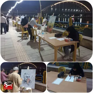 نمایشگاه و کارگاه نقاشی و خوشنویسی در خرمشهر