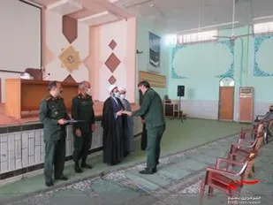 آئین تکریم و معارفه معاون هماهنگ کننده لشکر ۱۷ امام علی ابن ابیطالب(ع)