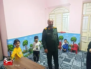 بازدید فرمانده سپاه شهرستانی سراوان  از خانه کودک حضرت رقیه (سلام&zwnj;الله&zwnj;علیها) این شهرستان