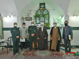 برگزاری مراسم تکریم و معارفه فرمانده پایگاه بسیج امام حسین(ع) سرخه+ تصاویر