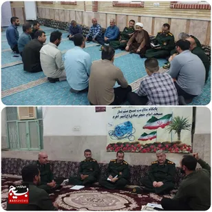 دیدار وسرکشی فرمانده سپاه تنگستان از پایگاه‌های مقاومت