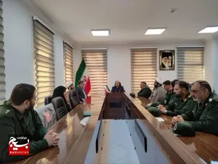 دیدار فرمانده ناحیه مقاومت بسیج گلبهار با&nbsp;فرماندار این شهرستان&nbsp;