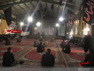 مراسم عزاداری محرم در ناحیه مقاومت بسیج مانه وسملقان