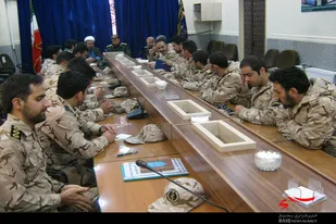 جلسه اخوت سربازان سپاه ناحیه همدان