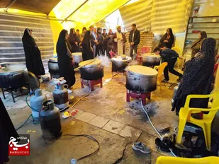 پخت ۱۴دیگ غذا ویژه نیمه شعبان