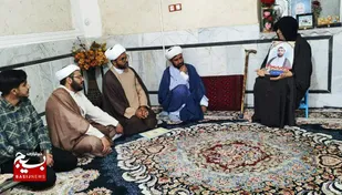 دیدار با مادر طلبه شهید در زاهدان