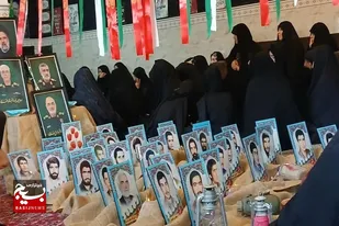 برپایی یادواره شهدای مقاومت در روستای لاسجرد