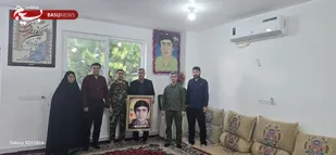دیدار مسئولان لردگان با خانواده شهید &laquo; شهید علیباز حسنی&raquo;