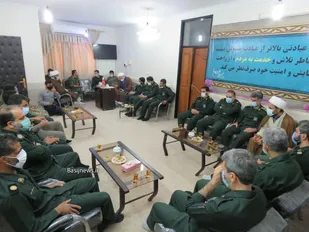 دیدار پاسداران سپاه آبادان با امام جمعه جدید