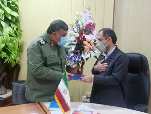 دیدار فرمانده تیپ 48 فتح کهگیلویه و بویراحمد با فرماندار بویراحمد/ فرمانده و فرماندار چه گفتند؟ ( + تصاویر )