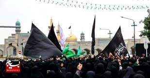 اجتماع پرشور صادقیون در مشهدالرضا/مضجع منور رضوی، میزبان سوگواران صادق آل محمد(ع)+ عکس و فیلم