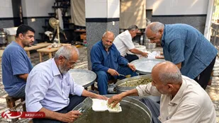 سفره مهربانی برای نیازمندان فریدونکنار