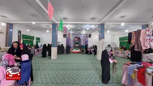 بازارچه اقتصاد مقاومتی به همت بانوان بوشهری