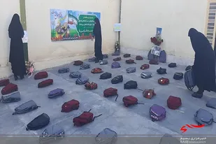 توزیع ۶۰ بسته لوازم التحریر در رزمایش جهادگران فاطمی ۲ پاسداشت شهید مدافع حرم ابوذر فرح بخش