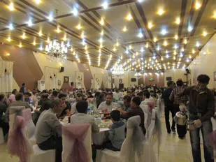 برپایی ضیافت افطاری کارخانه آرد سرچشمه شاهرود+تصاویر
