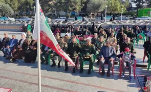 غبارروبی و عطرافشانی گلزار مطهر شهدای امام زاده عبدالله گرگان