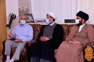 دیدار با جانباز ضایعه نخاعی ۷۰ درصد و طلبه حوزه علمیه یزد