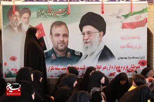 برگزاری مراسم اولین سالگرد شهادت شهید چوبداری، در شهرستان چهارباغ به روایت تصویر