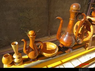 تنها کارگاه خراطی شهرستان چادگان راه اندازی شد/تصاویر