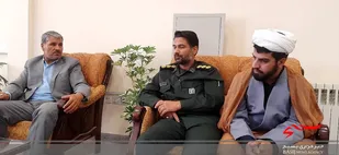 دیدار مسئولین سپاه شهرستان کوهبنان با رئیس دادگستری