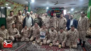 حضور با افتخار سربازان ناحیه ساوه در انتخابات
