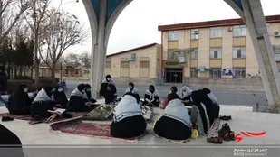 گلباران مزار شهدای گمنام به مناسبت دهه ایام الله فجر