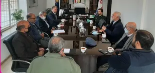 دیدار هیات رزمندگان شهرستان پیشوا با فرمانده سپاه