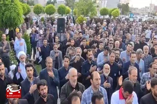 مراسم عزاداری مردم نهاوند در سوگ شهدای خدمت
