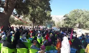 جشن میلاد امام رضا (ع) و اجرای سرود سلام فرمانده در منطقه اوره و بارز