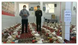 توزیع 150 بسته معیشتی عیدانه