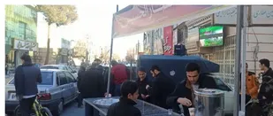 برپایی ایستگاه صلواتی به مناسبت مبعث پیامبر اکرم(ص) در پیشوا
