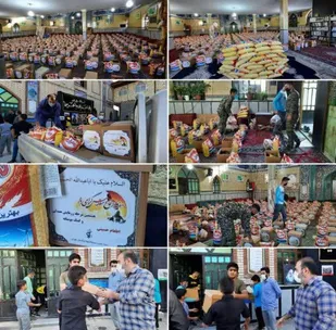 توزیع ۱۰۰۰ بسته معیشتی  بین نیازمندان شهرستان دماوند