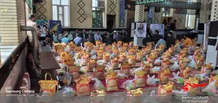 توزیع ۴۲۰ بسته معیشتی در بین نیازمندان نقده