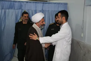 گزارش تصویری دیدار مسئول نمایندگی ولی فقیه در سپاه نینوا با کارکنان بهداری سپاه نینوا