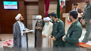 مسئول دفتر نمایندگی ولی فقیه در سپاه تنکابن معارفه شد