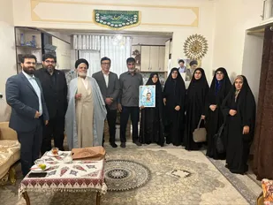 دیدار بسیجیان سازمان بسیج مهندسین عمران و معماری استان البرز، با خانواده شهید مهندس سعید مرادی