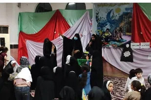 ائین جشن غدیر در پایگاه محدثه فاطمه زهرا(س) بندرریگ گناوه اجرا شد