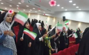 برگزاری جشن دهه کرامت ویژه دختران حوزه ۳و۸کوثر با حضور فرمانده ناحیه ابوذر  سرهنگ عباس فروزان مهر