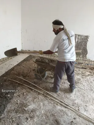 تعمیر و بازسازی منزل نیازمند در روستاهای آبادان