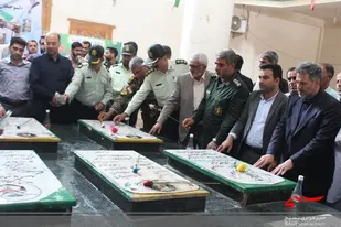 آیین غبار روبی مزار شهدا در چابهار برگزار شد