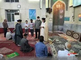 تجلیل از بسیجیان فعال مسجد دولت خانه قم