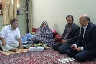 دیدار با جانباز شیمیایی در گناوه