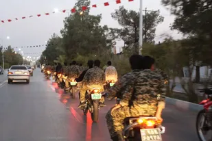 رژه موتوری در اردکان برگزار شد